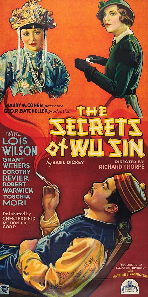 The Secrets of Wu Sin-1932 art print by Vintage Hollywood Archive for $57.95 CAD