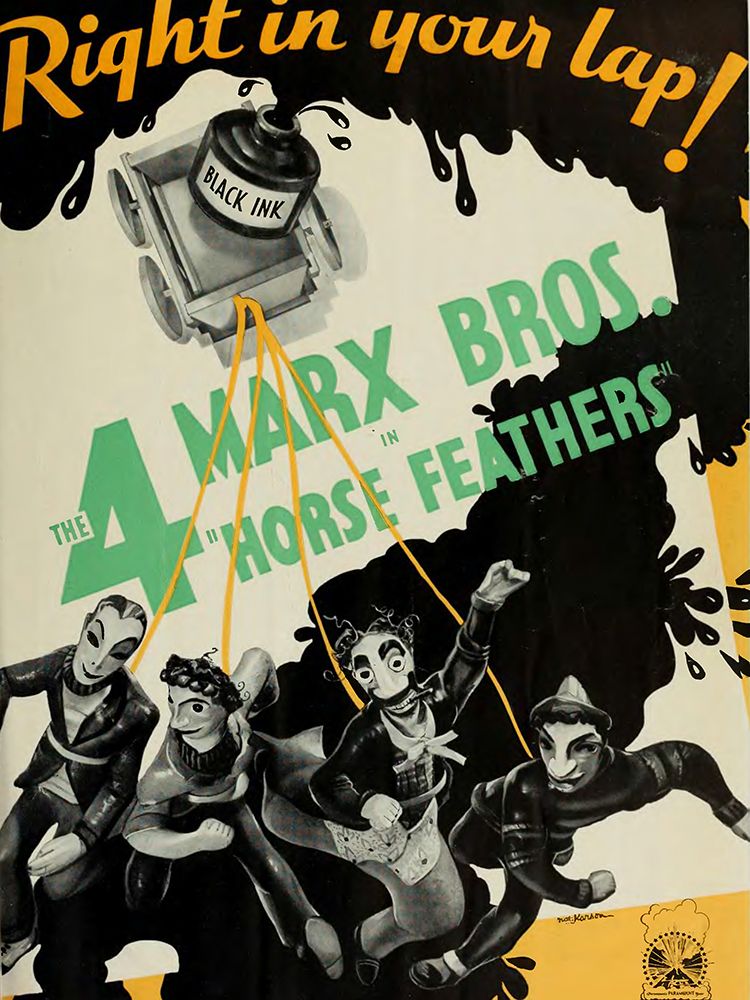 The 4 Marx Brothers-Horse Feathers art print by Vintage Hollywood Archive for $57.95 CAD