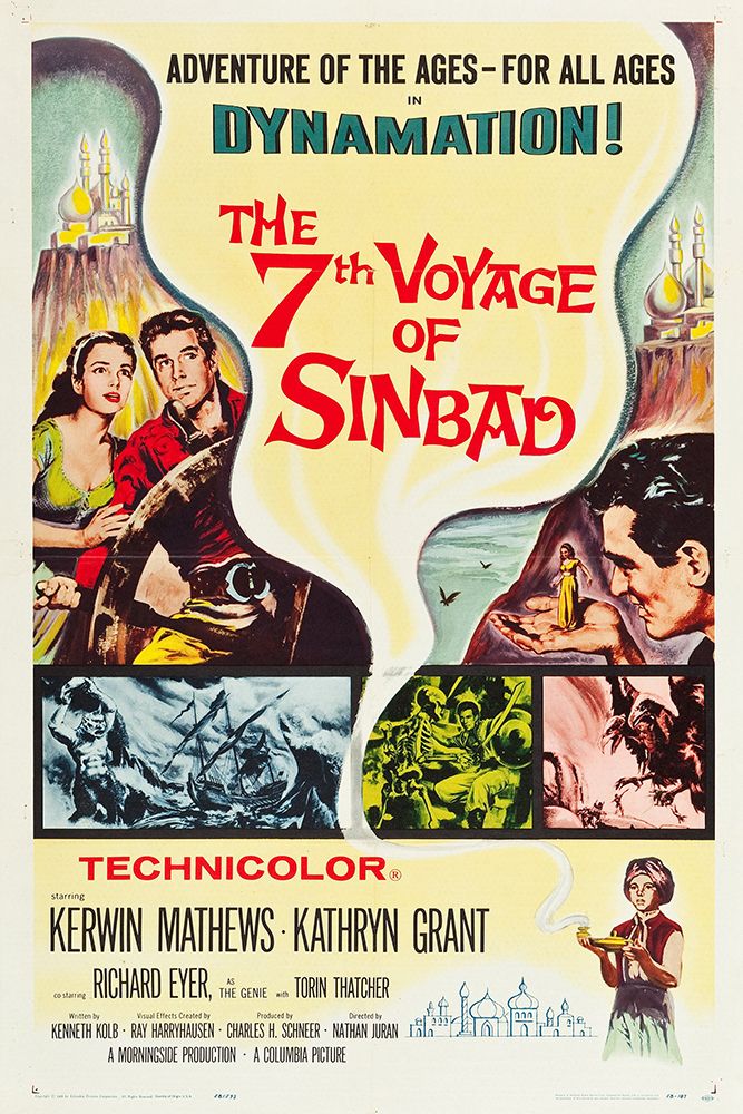 The 7th Voyage of Sinbad-1958 art print by Vintage Hollywood Archive for $57.95 CAD