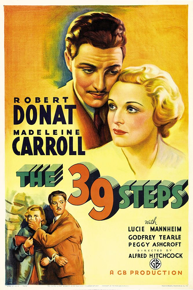The 39 Steps-1935 art print by Vintage Hollywood Archive for $57.95 CAD