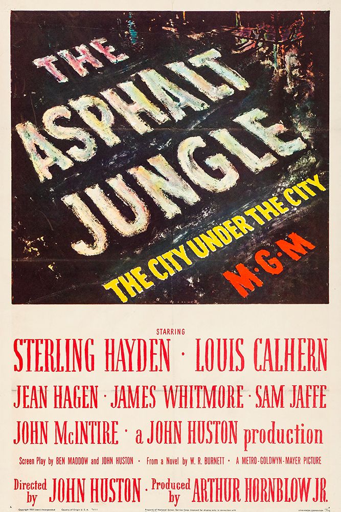 The Asphalt Jungle-1950 art print by Vintage Hollywood Archive for $57.95 CAD