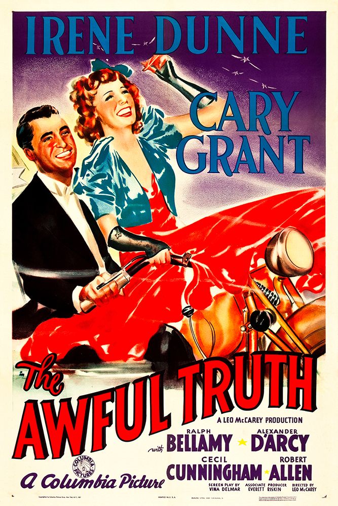 The Awful Truth-1937 art print by Vintage Hollywood Archive for $57.95 CAD