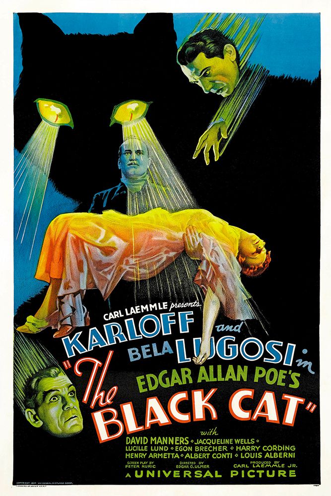 The Black Cat-1934 art print by Vintage Hollywood Archive for $57.95 CAD