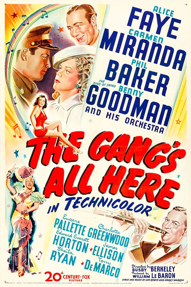 The Gangs All Here-1943 art print by Vintage Hollywood Archive for $57.95 CAD
