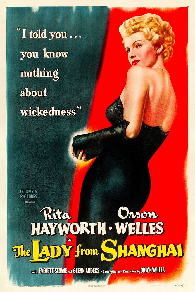 The Lady from Shanghai-1947 art print by Vintage Hollywood Archive for $57.95 CAD