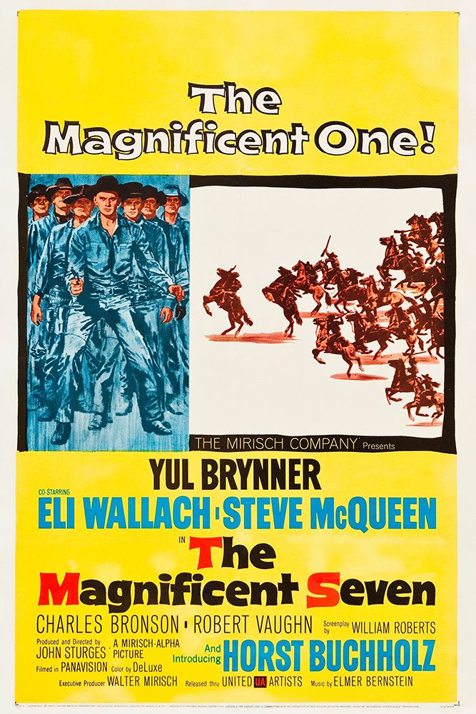 The Magnificent Seven-1960 art print by Vintage Hollywood Archive for $57.95 CAD