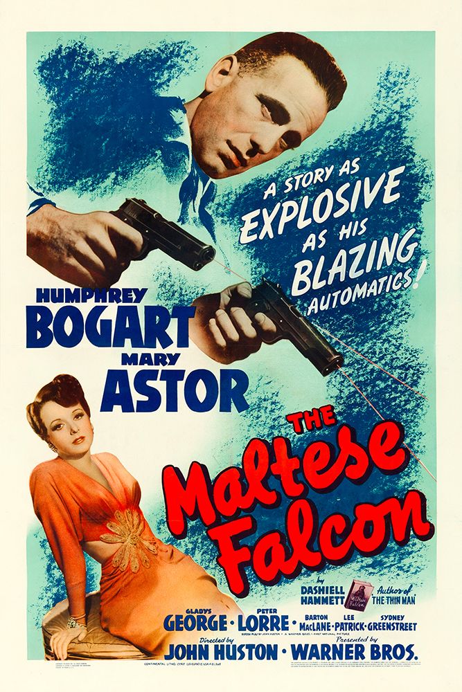 The Maltese Falcon-1941 art print by Vintage Hollywood Archive for $57.95 CAD