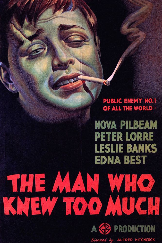 The Man who Knew too Much-1934 art print by Vintage Hollywood Archive for $57.95 CAD