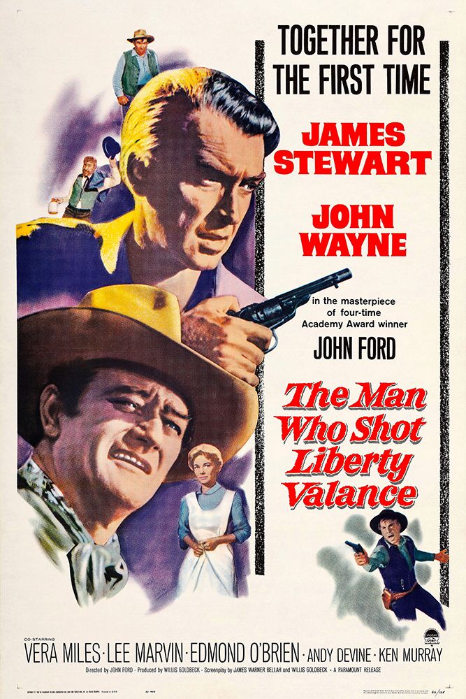 The Man who Shot Liberty Valance-1962 art print by Vintage Hollywood Archive for $57.95 CAD