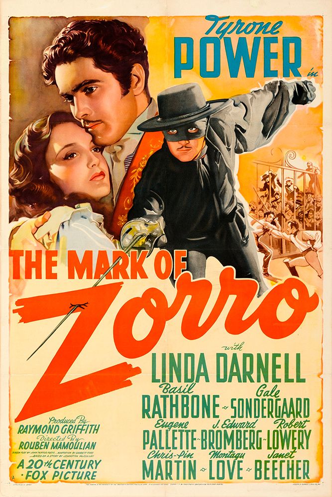 The Mark of Zoro-1940 art print by Vintage Hollywood Archive for $57.95 CAD