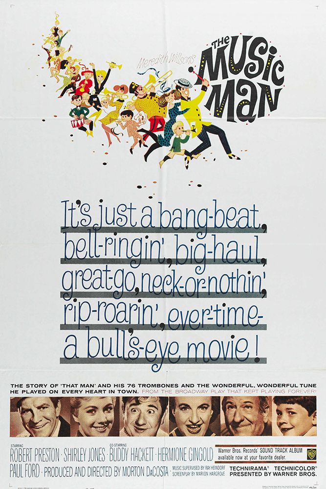 The Music Man-1962 art print by Vintage Hollywood Archive for $57.95 CAD
