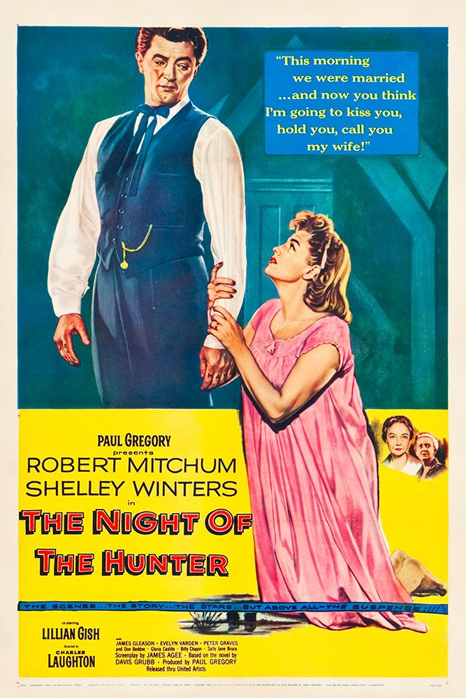 The Night of the Hunter-1955 art print by Vintage Hollywood Archive for $57.95 CAD