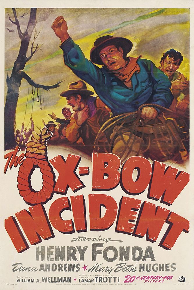 The Ox Bow Incident-1942 art print by Vintage Hollywood Archive for $57.95 CAD