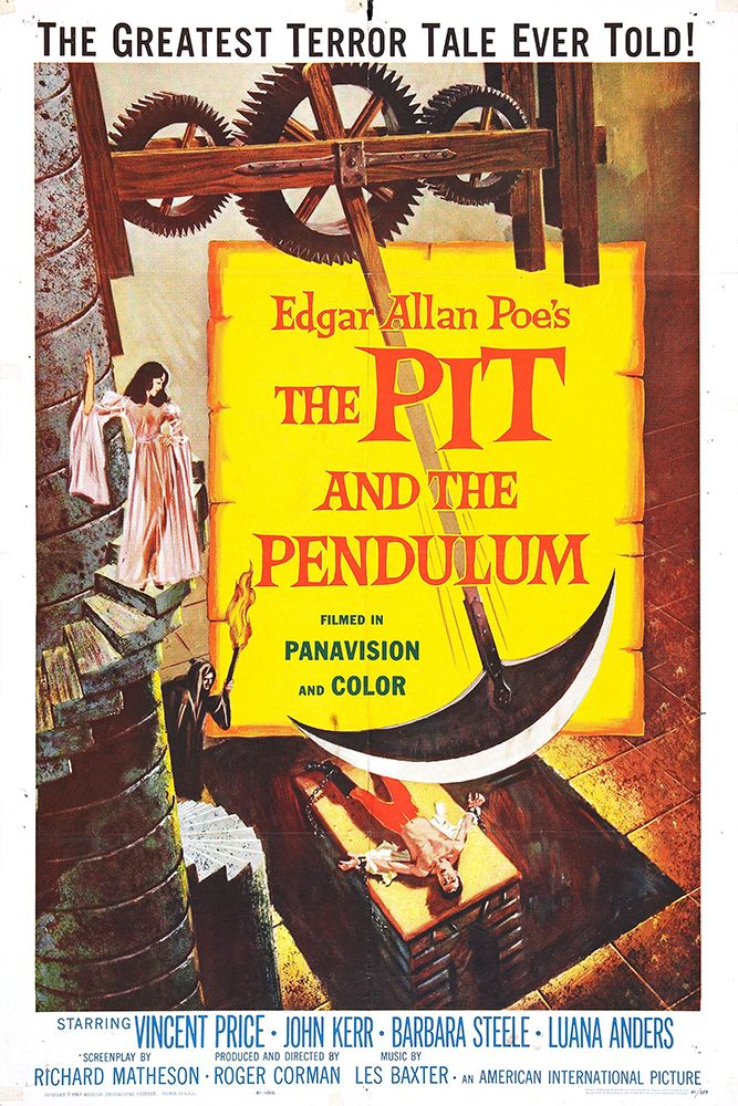 The Pit and the Pendulum-1961 art print by Vintage Hollywood Archive for $57.95 CAD