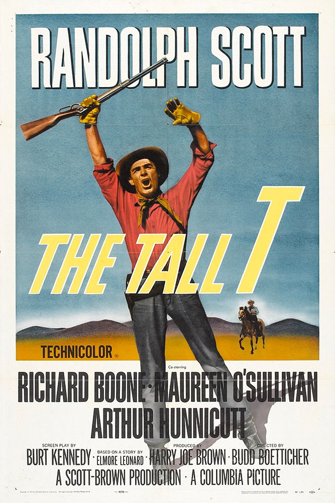 The Tall T-1957 art print by Vintage Hollywood Archive for $57.95 CAD