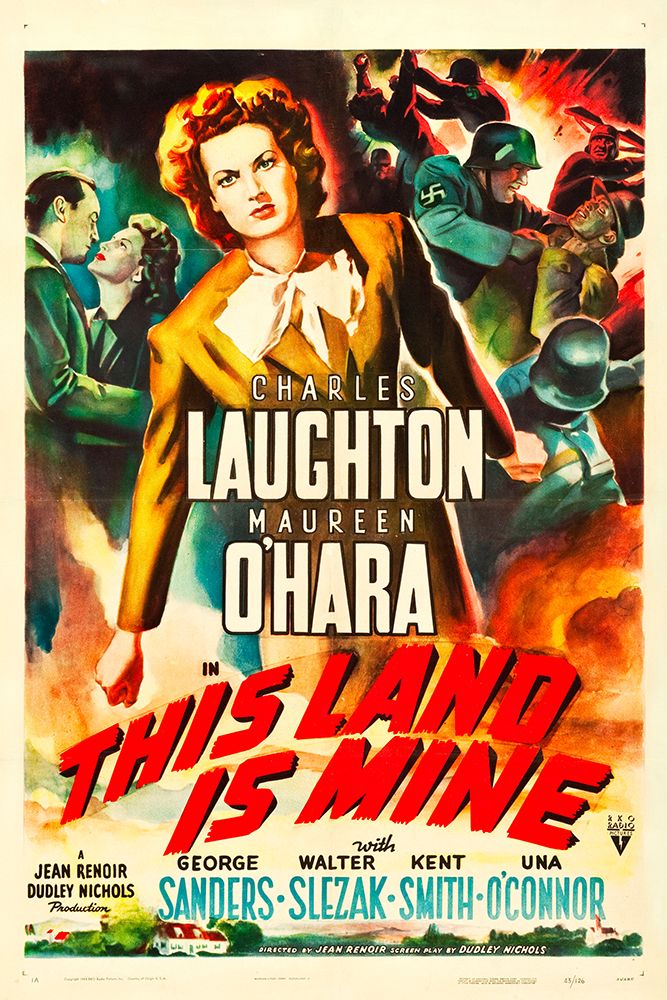 This Land is Mine-1943 art print by Vintage Hollywood Archive for $57.95 CAD