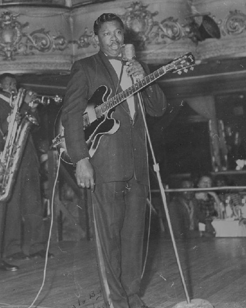 BB King art print by Vintage Music Archive for $57.95 CAD