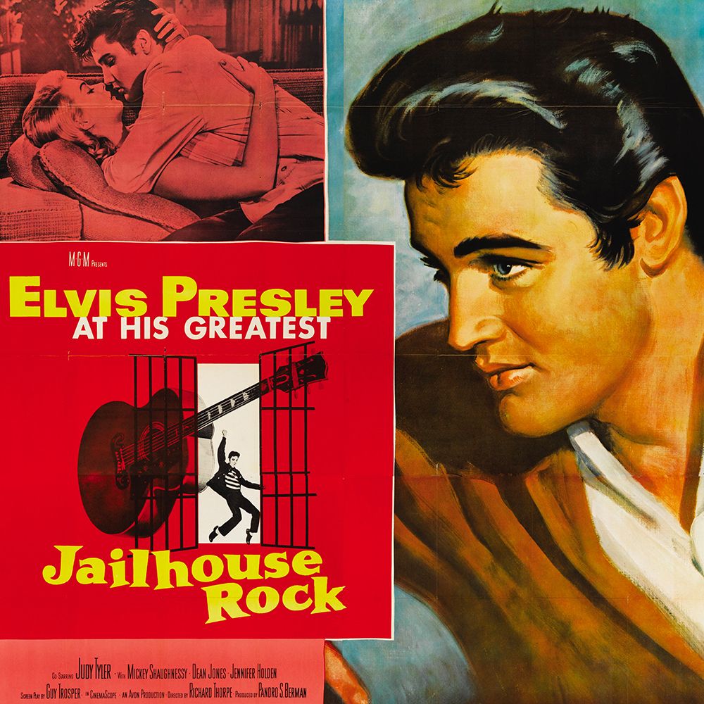 Jailhouse Rock-1957 art print by Vintage Music Archive for $57.95 CAD