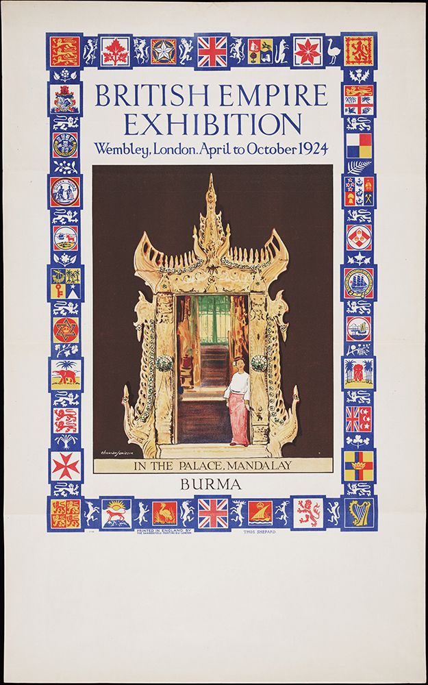 British Empire Exhibition-1924-Burma art print by Worlds Fair Posters for $57.95 CAD