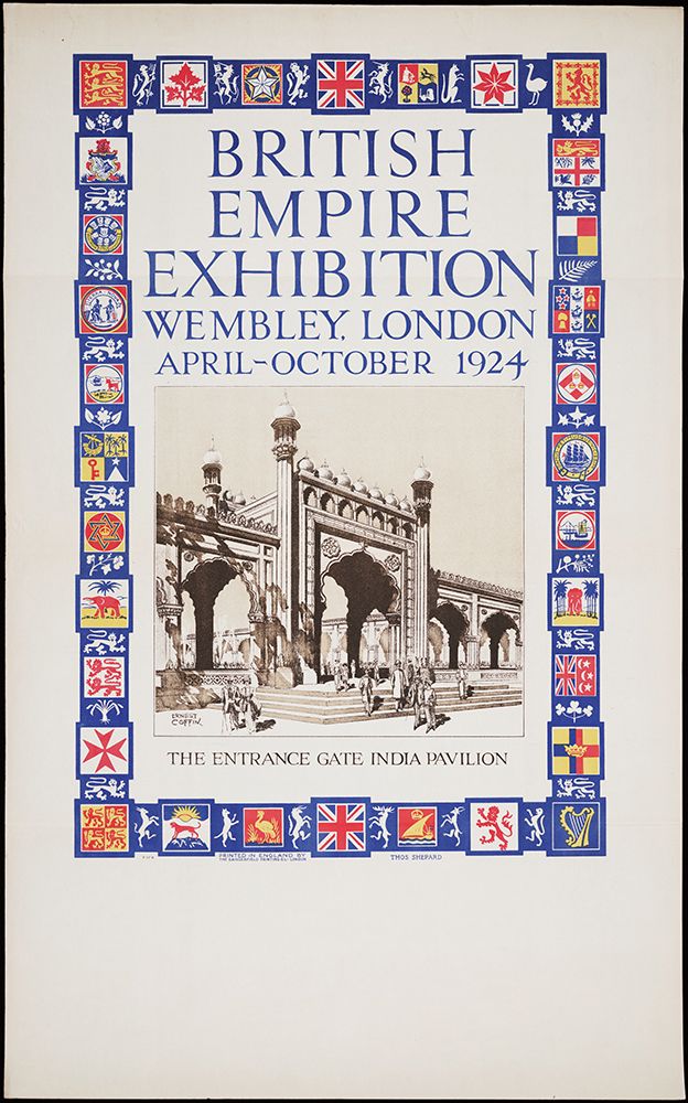 British Empire Exhibition-1924-India Gate art print by Worlds Fair Posters for $57.95 CAD