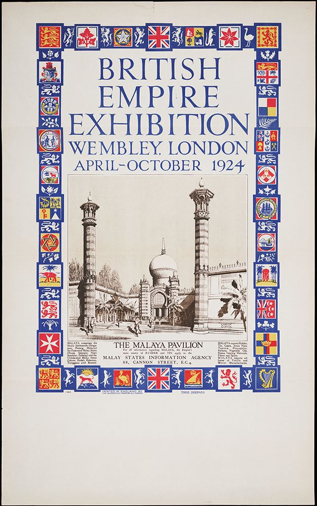 British Empire Exhibition-1924-Malaya art print by Worlds Fair Posters for $57.95 CAD