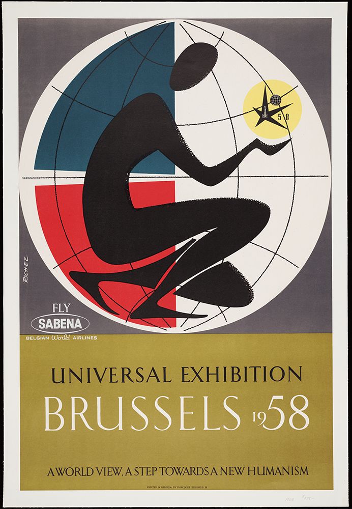 Brussels-1958 art print by Worlds Fair Posters for $57.95 CAD