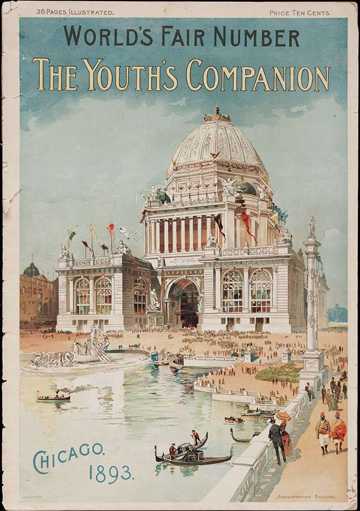 Chicago-1893 art print by Worlds Fair Posters for $57.95 CAD
