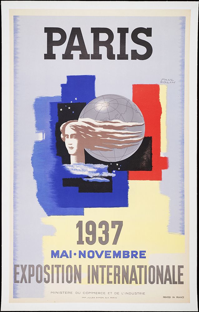 Paris-1937-Head art print by Worlds Fair Posters for $57.95 CAD