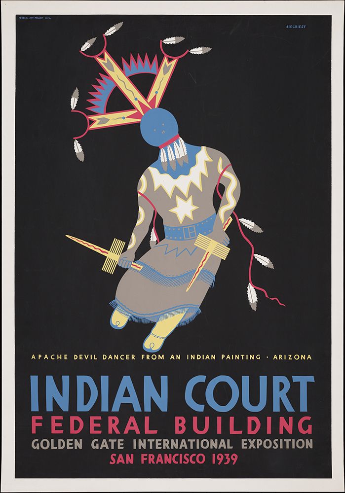 San Francisco-1939-Apache Devil Dancer-Arizona art print by Worlds Fair Posters for $57.95 CAD