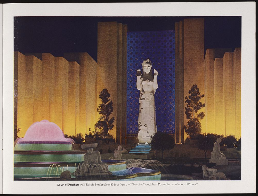 San Francisco-Court of Pacifica art print by Worlds Fair Posters for $57.95 CAD