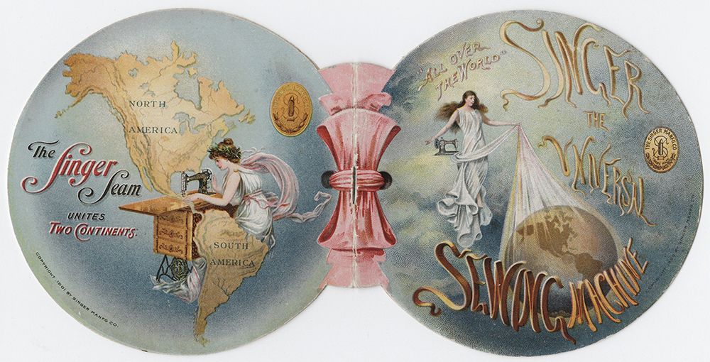 Singer ad 1 art print by Worlds Fair Posters for $57.95 CAD