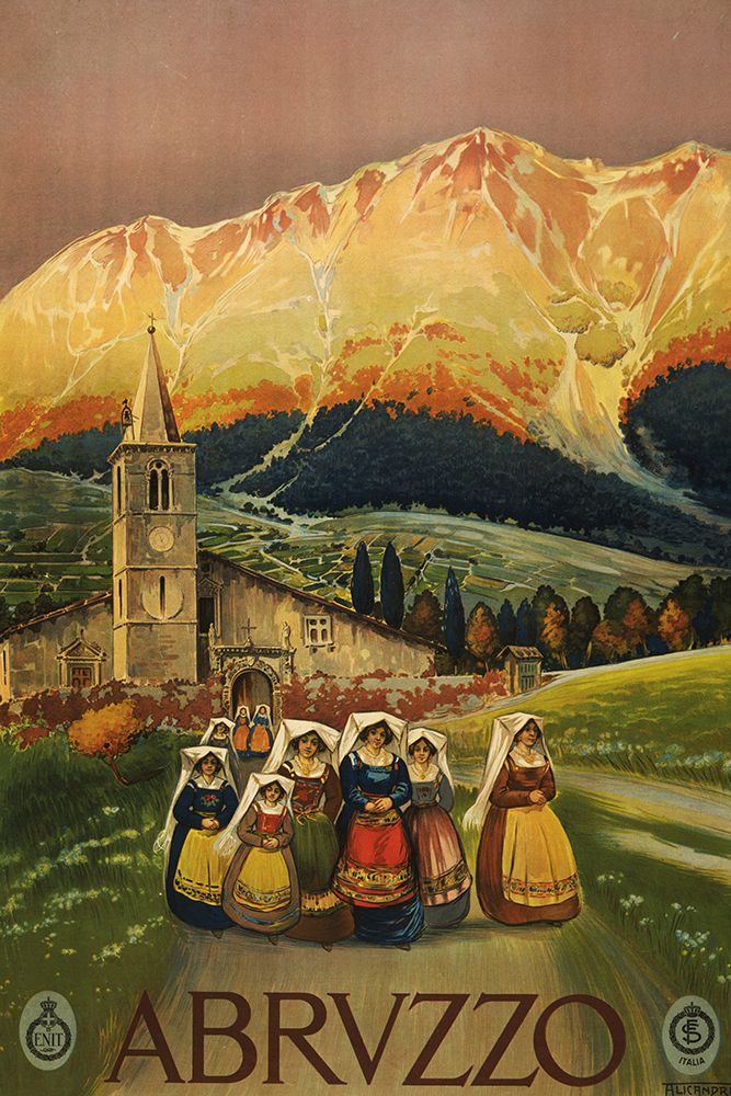 Abrvzzo-Italy art print by Vintage Travel Posters for $57.95 CAD