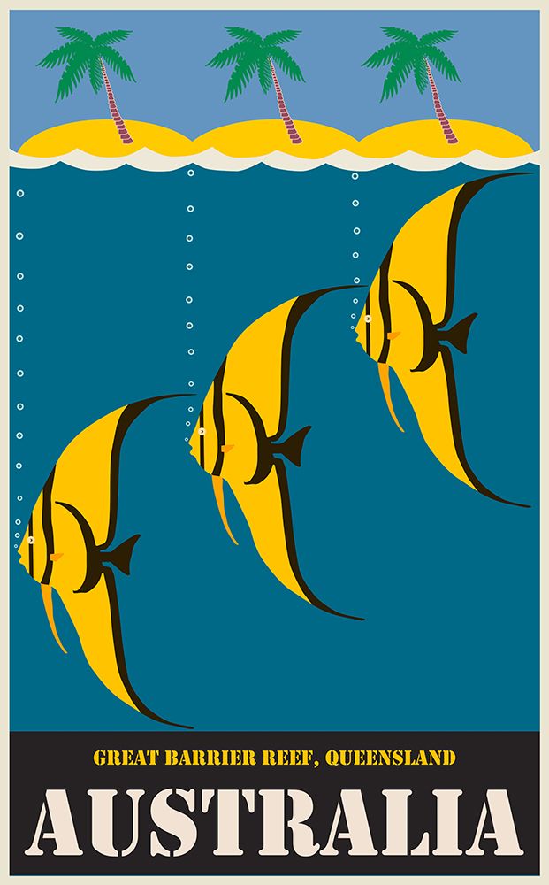 Australia Travel Poster art print by Vintage Travel Posters for $57.95 CAD