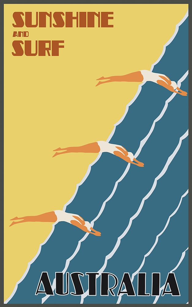 Australia Vintage Poster art print by Vintage Travel Posters for $57.95 CAD