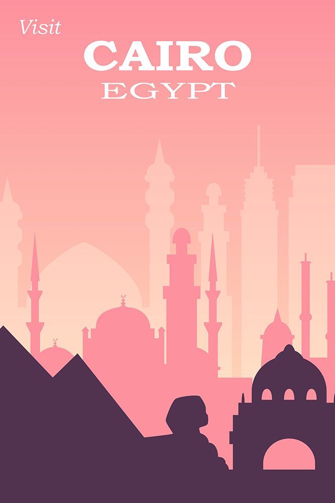 Cairo Travel Poster art print by Vintage Travel Posters for $57.95 CAD