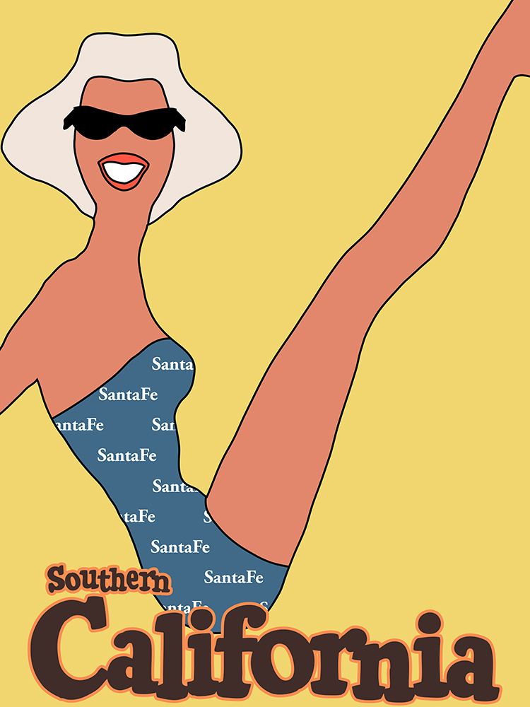 California Santa Fe Poster art print by Vintage Travel Posters for $57.95 CAD