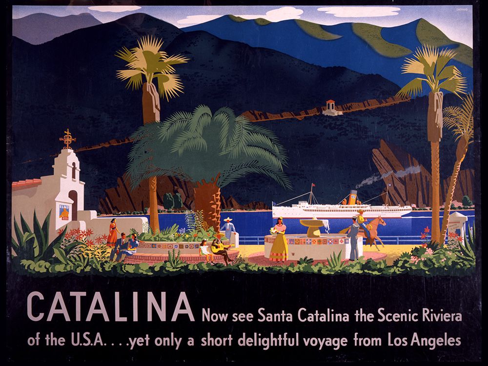 Catalina Travel Poster art print by Vintage Travel Posters for $57.95 CAD
