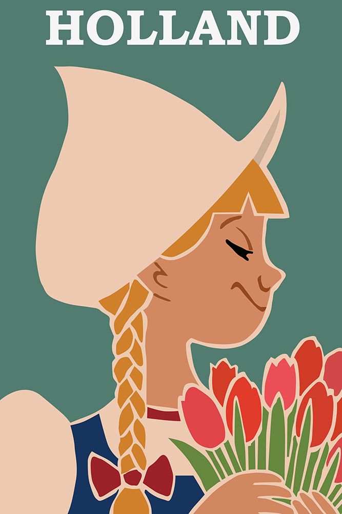 Holland Travel Poster art print by Vintage Travel Posters for $57.95 CAD