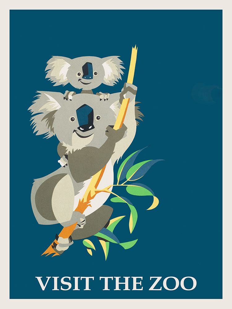 Koala Bear Zoo art print by Vintage Travel Posters for $57.95 CAD