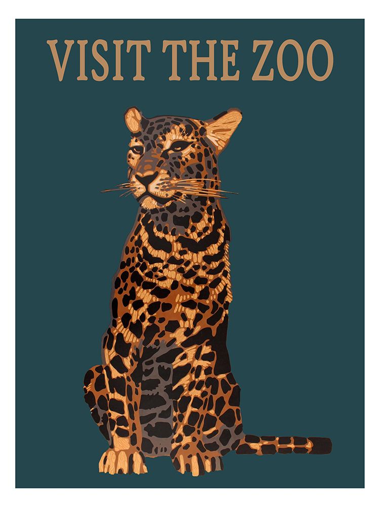Leopard Zoo art print by Vintage Travel Posters for $57.95 CAD