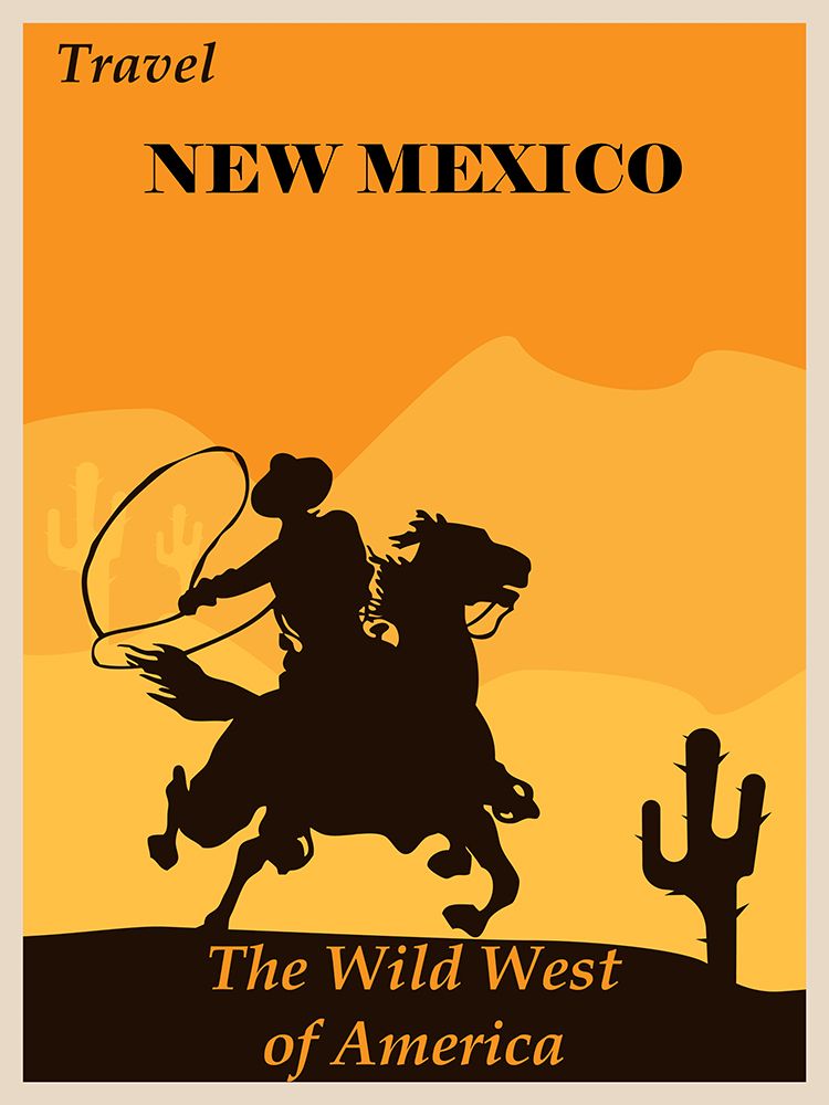 New Mexico Travel Poster art print by Vintage Travel Posters for $57.95 CAD