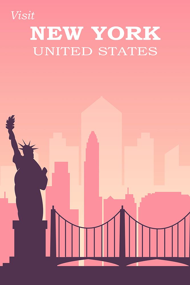 New York Travel Poster art print by Vintage Travel Posters for $57.95 CAD