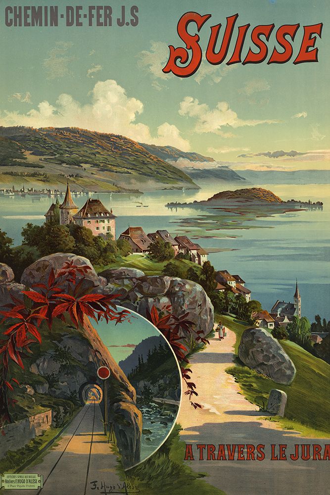 Switzerland Travel art print by Vintage Travel Posters for $57.95 CAD