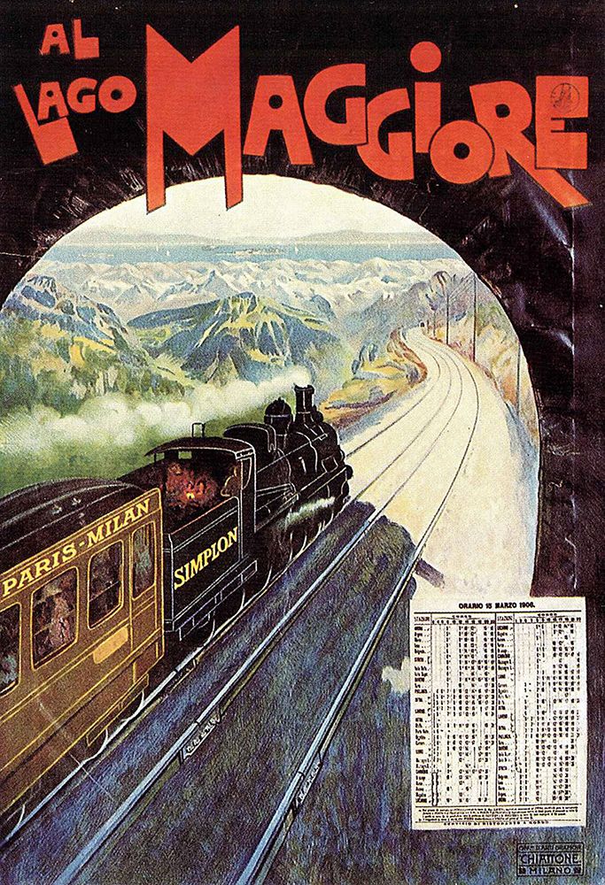 Train Travel Vintage Poster art print by Vintage Travel Posters for $57.95 CAD