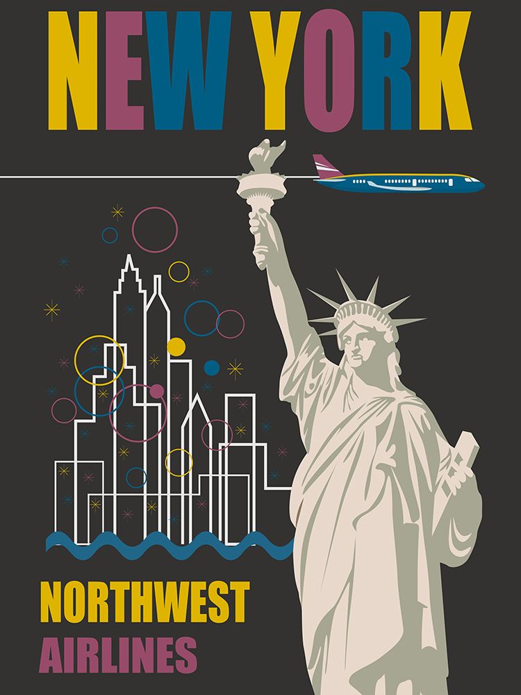 Travel Poster New York art print by Vintage Travel Posters for $57.95 CAD
