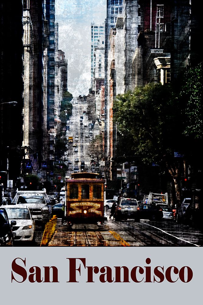 Travel Poster San Francisco art print by Vintage Travel Posters for $57.95 CAD