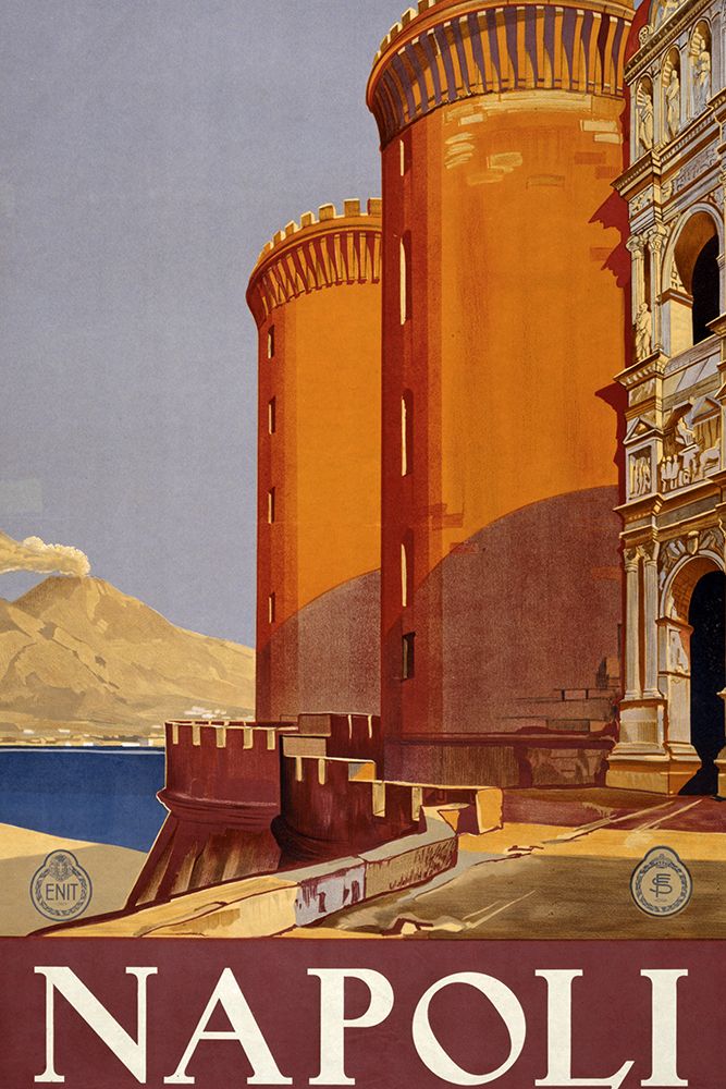 Vintage Napoli Poster art print by Vintage Travel Posters for $57.95 CAD
