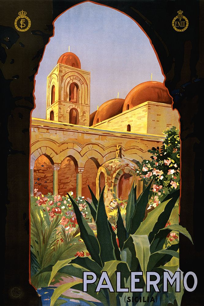 Vintage Palermo Poster art print by Vintage Travel Posters for $57.95 CAD