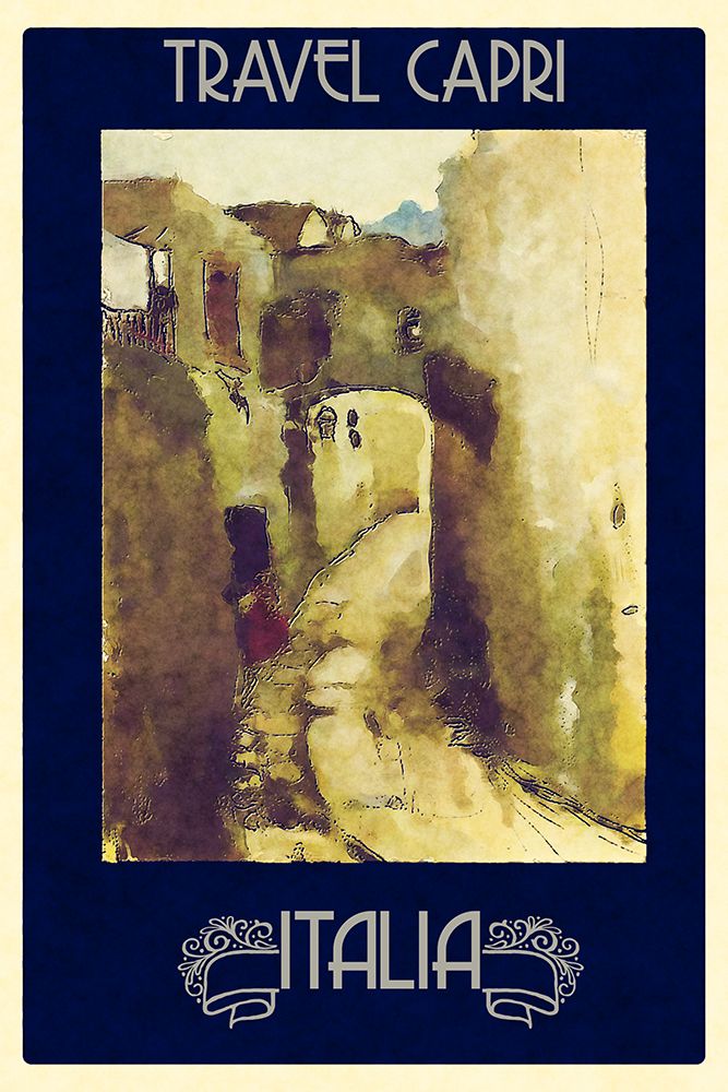 Vintage Capri Poster art print by Vintage Travel Posters for $57.95 CAD