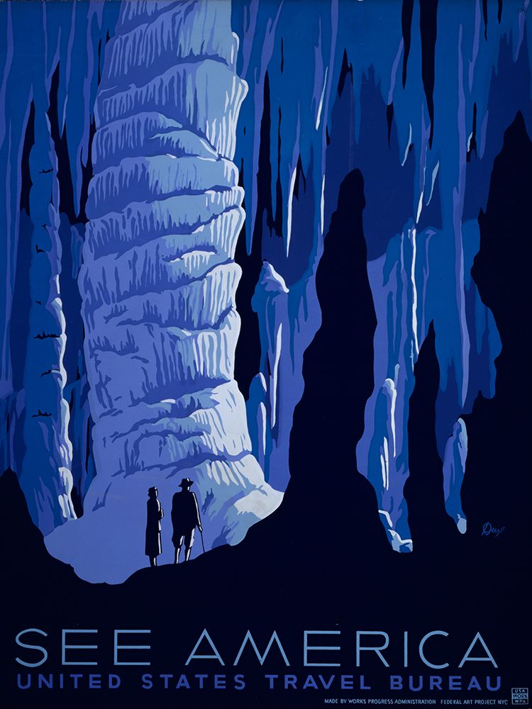 See America Vintage Travel Poster art print by Vintage Travel Posters for $57.95 CAD